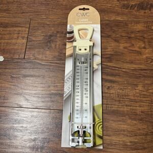 Candy Thermometer with Pot Clip & Hanging Ring Handle Stainless Steel
